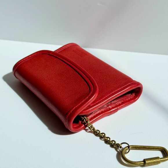 SOLD Vintage Coach Red Multifunction Wallet 7219 - Picture 9 of 14